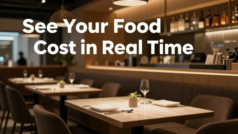 See Your Food Cost in Real Time - Restaurant Food Cost Control: How Top Operators Keep Costs Under 30% &mdash; KwickOS