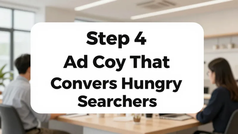 Step 4: Ad Copy That Converts Hungry Searchers - Google Ads for Restaurants: How to Get Found When Locals Search Near Me — KwickOS