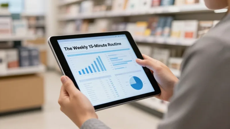 Step 8: Optimization — The Weekly 15-Minute Routine - Google Ads for Restaurants: How to Get Found When Locals Search Near Me — KwickOS