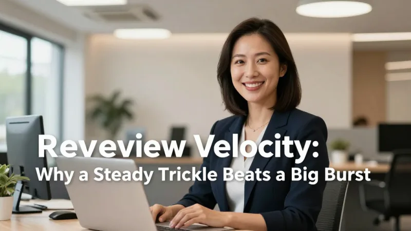 Review Velocity: Why a Steady Trickle Beats a Big Burst - Google Reviews Strategy for Restaurants: The Path to 100 Reviews — KwickOS
