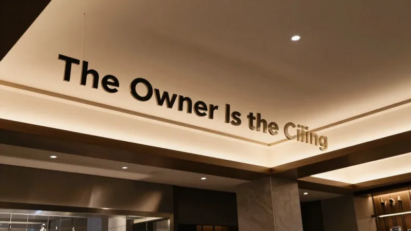 The Owner Is the Ceiling - Restaurant Leadership: From Boss to Leader Your Staff Follows — KwickOS