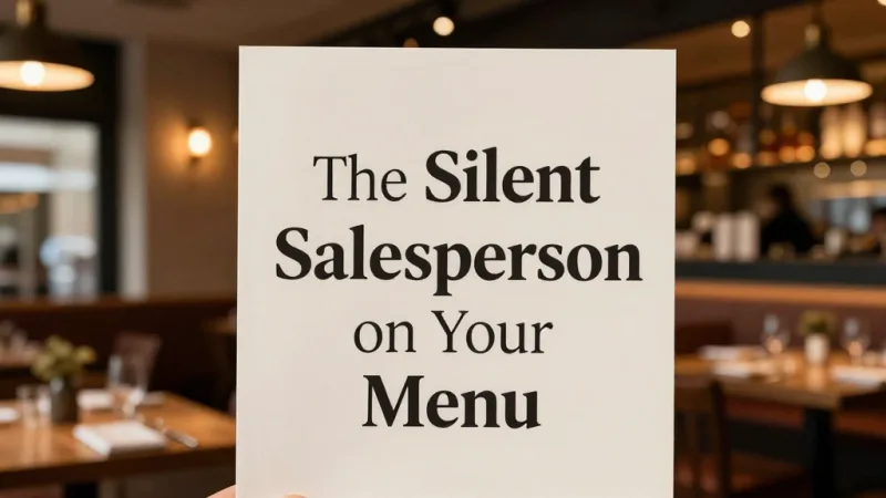 Typography: The Silent Salesperson on Your Menu - Restaurant Logo & Branding: Build an Identity Customers Remember — KwickOS