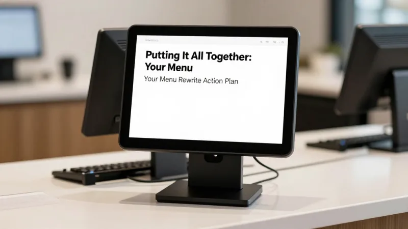 Putting It All Together: Your Menu Rewrite Action Plan - Menu Description Copywriting: Words That Make Customers Hungry — KwickOS