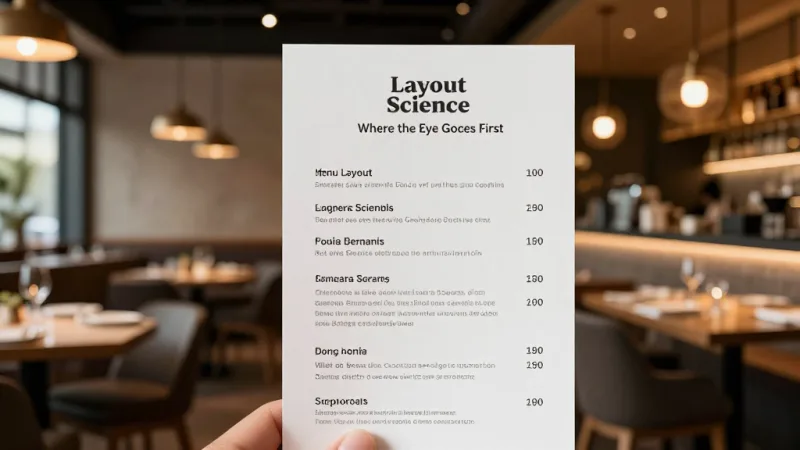 Menu Engineering: The Psychology of Pricing That Increases Average Checks 18%