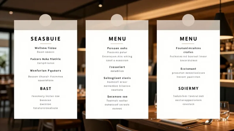 Seasonal Menu Rotation - Menu Engineering: The Psychology of Pricing That Increases Average Checks 18% &mdash; KwickOS