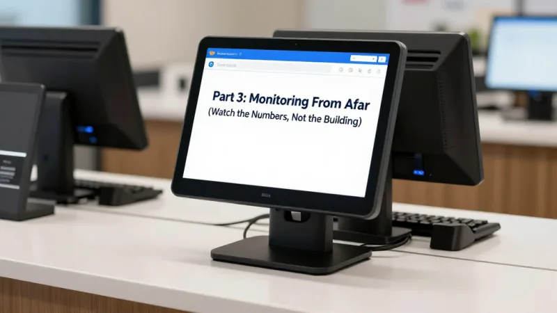 Part 3: Monitoring From Afar (Watch the Numbers, Not the Building) - Restaurant Owner Burnout: 12 Systems That Give You Your Life Back — KwickOS