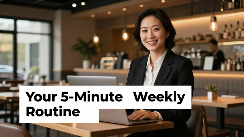 Your 5-Minute Weekly Review Routine - Financial Literacy for Restaurant Owners: Read Your P&L in 5 Minutes — KwickOS