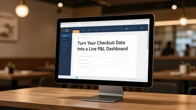 Turn Your Checkout Data Into a Live P&L Dashboard - Financial Literacy for Restaurant Owners: Read Your P&L in 5 Minutes — KwickOS