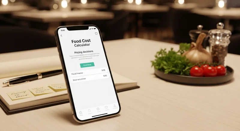 11. Food Cost Calculator — Pricing Decisions in Your Pocket - 12 Mobile Apps Every Restaurant Owner Needs in 2026 — KwickOS