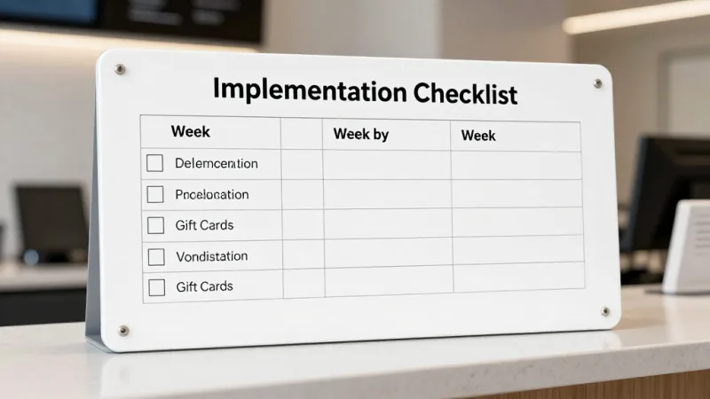 Implementation Checklist: Week-by-Week - Takeout Packaging Design: Brand Every Box Without Breaking the Budget — KwickOS