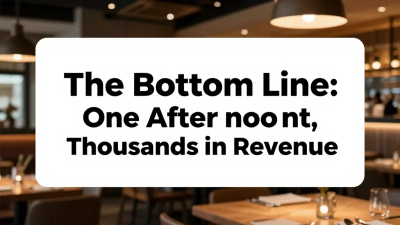 The Bottom Line: One Afternoon, Thousands in Revenue - Restaurant Photography: Take Menu Photos That Sell (With Your Phone) — KwickOS