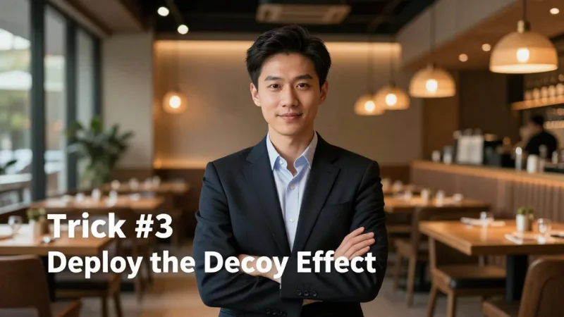 Trick #3: Deploy the Decoy Effect - Menu Pricing Psychology: 11 Tricks That Boost Revenue — KwickOS
