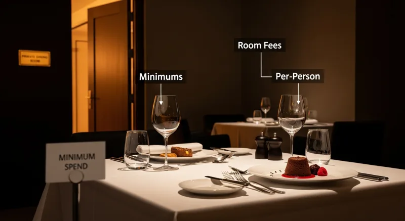 Pricing Psychology: Minimums vs. Per-Person vs. Room Fees - Private Events: Turn Dead Nights into $5,000 Bookings — KwickOS