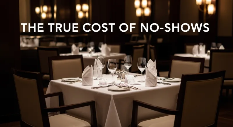 The True Cost of No-Shows - Restaurant Reservation Management: From Pen-and-Paper to Automated Systems — KwickOS