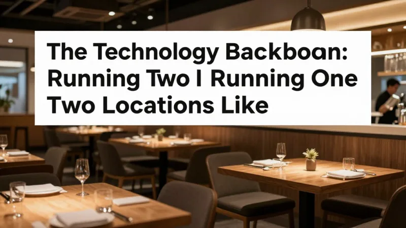 The Technology Backbone: Running Two Locations Like One - Opening a Second Location: When, Where, and How to Expand — KwickOS