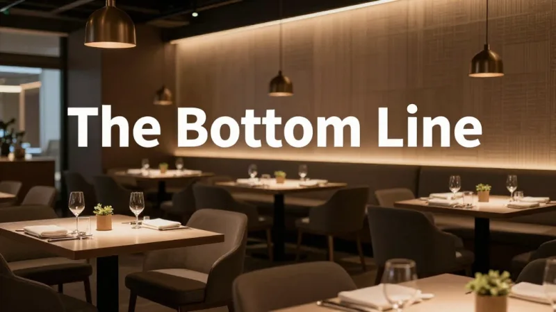 The Bottom Line - Restaurant Social Media: 30-Day Content Calendar with Templates — KwickOS