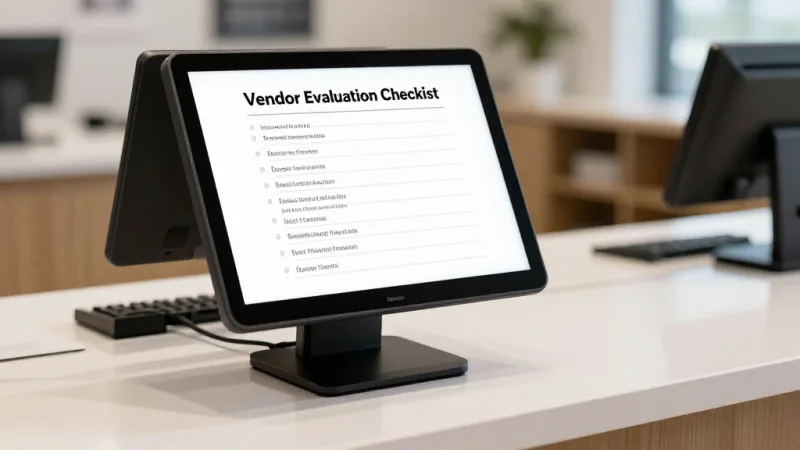 The Vendor Evaluation Checklist - Restaurant Technology Budget: How Much to Spend on Tech in 2026 — KwickOS
