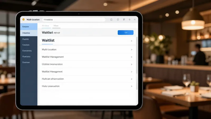 Multi-Location Waitlist Management - Waitlist Management: Turn 45-Minute Waits into Happy Customers — KwickOS