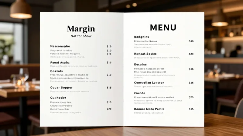 Design the Menu for Margin, Not for Show - Restaurant Week: How to Participate Profitably (Most Don't) — KwickOS