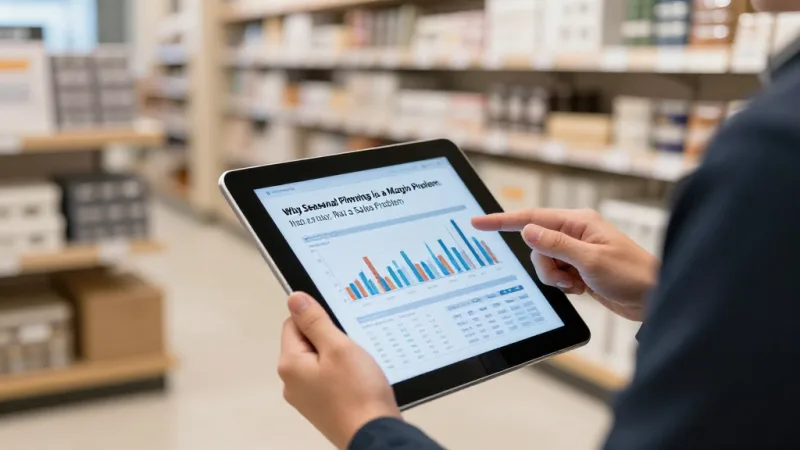 Why Seasonal Planning Is a Margin Problem, Not a Sales Problem - Retail Seasonal Planning: 12-Month Inventory & Marketing Calendar — KwickOS