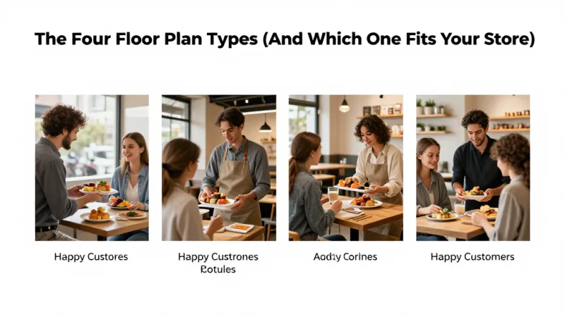 The Four Floor Plan Types (And Which One Fits Your Store) - Retail Store Layout Design: Floor Plans That Maximize Spending — KwickOS