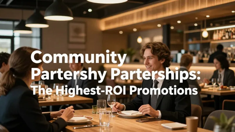 Community Partnerships: The Highest-ROI Promotions - Restaurant Marketing Calendar: 52 Weeks of Promotions Planned — KwickOS