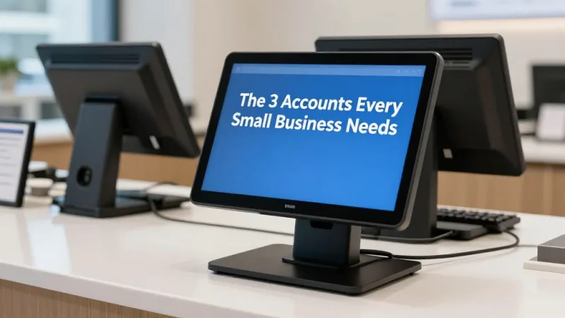 The 3 Accounts Every Small Business Needs - Small Business Accounting Basics: The Weekly 30-Minute System — KwickOS