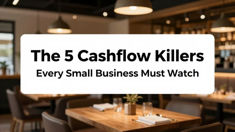 The 5 Cash Flow Killers Every Small Business Must Watch - Cash Flow Management for Small Businesses: The Weekly System That Prevents Failure — KwickOS
