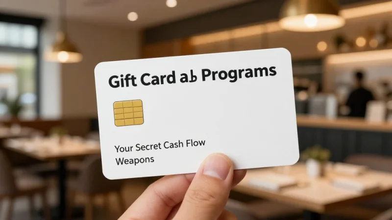 Gift Cards and Loyalty Programs: Your Secret Cash Flow Weapons - Cash Flow Management for Small Businesses: The Weekly System That Prevents Failure — KwickOS