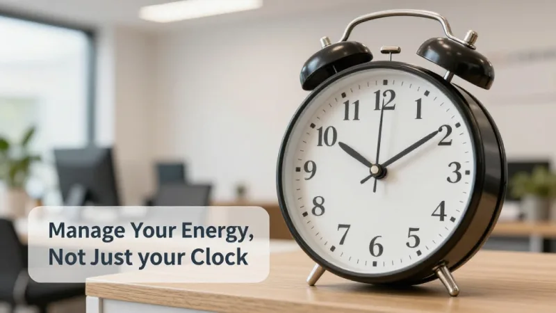 Step 5: Manage Your Energy, Not Just Your Clock - Time Management for Business Owners: Prioritize What Matters — KwickOS