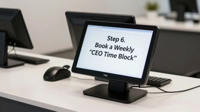 Step 6: Book a Weekly 