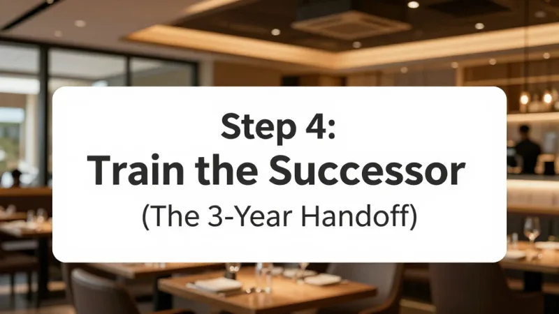 Step 4: Train the Successor (The 3-Year Handoff) - Succession Planning: Pass Your Business to the Next Generation — KwickOS