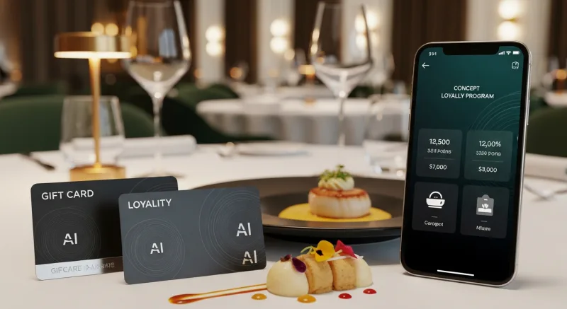 AI-Enhanced Loyalty and Gift Cards for Fine Dining - The Full-Service Restaurant Where AI Runs the Floor Better Than You...