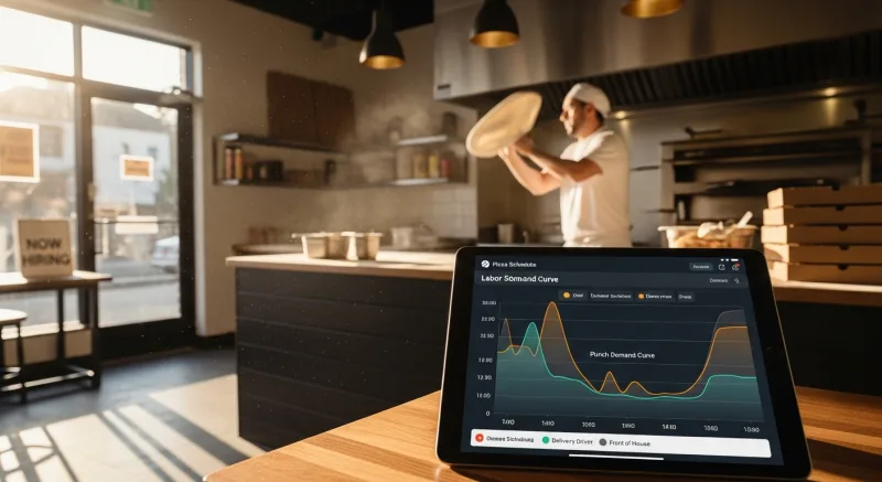 Labor Scheduling for the Pizza Demand Curve - Friday Night Pizza Orders Spike 340%. Your Kitchen Found Out at 6 P...