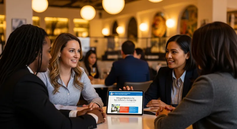 Bilingual Operations for San Antonio's Heritage City - San Antonio's Military City Market: AI POS for Transient Population...