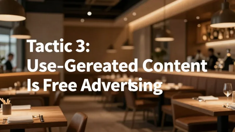 Tactic 3: User-Generated Content Is Free Advertising - Social Proof Marketing for Restaurants: Strategies That Convert — KwickOS