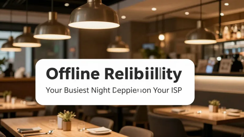 Offline Reliability: Your Busiest Night Can't Depend on Your ISP - Steakhouse POS Requirements: Course Timing, Wine, and High-Check Management — KwickOS