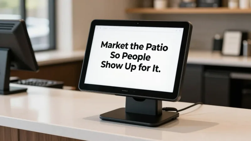 Market the Patio So People Show Up for It - Summer Patio Season: Outdoor Dining Setup That Adds Revenue — KwickOS