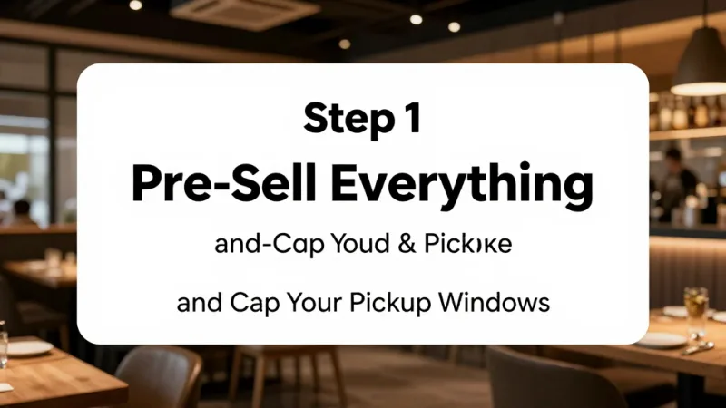 Step 1: Pre-Sell Everything — and Cap Your Pickup Windows - Super Bowl Restaurant Promotions: Wings, Platters & Takeout — KwickOS