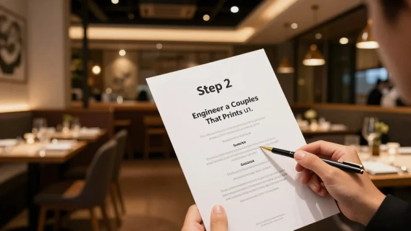 Step 2: Engineer a Couples Menu That Prints Money - Valentine's Day Restaurant Strategy: Maximize the Biggest Date Night — KwickOS