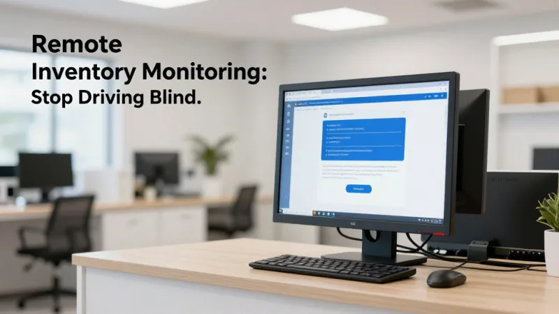 Remote Inventory Monitoring: Stop Driving Blind - Smart Vending Machines: The Automated Retail Business Guide — KwickOS