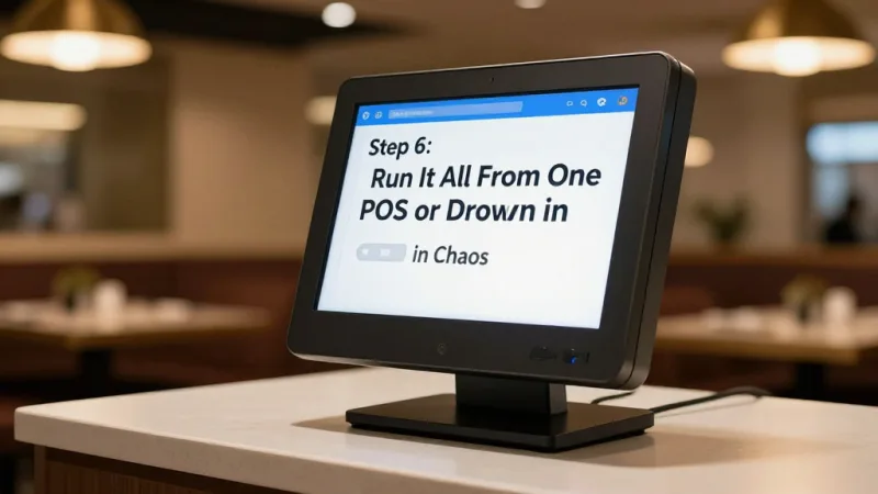 Step 6: Run It All From One POS (or Drown in Chaos) - Virtual Brand Creation: Launch a New Restaurant Without New Rent — KwickOS