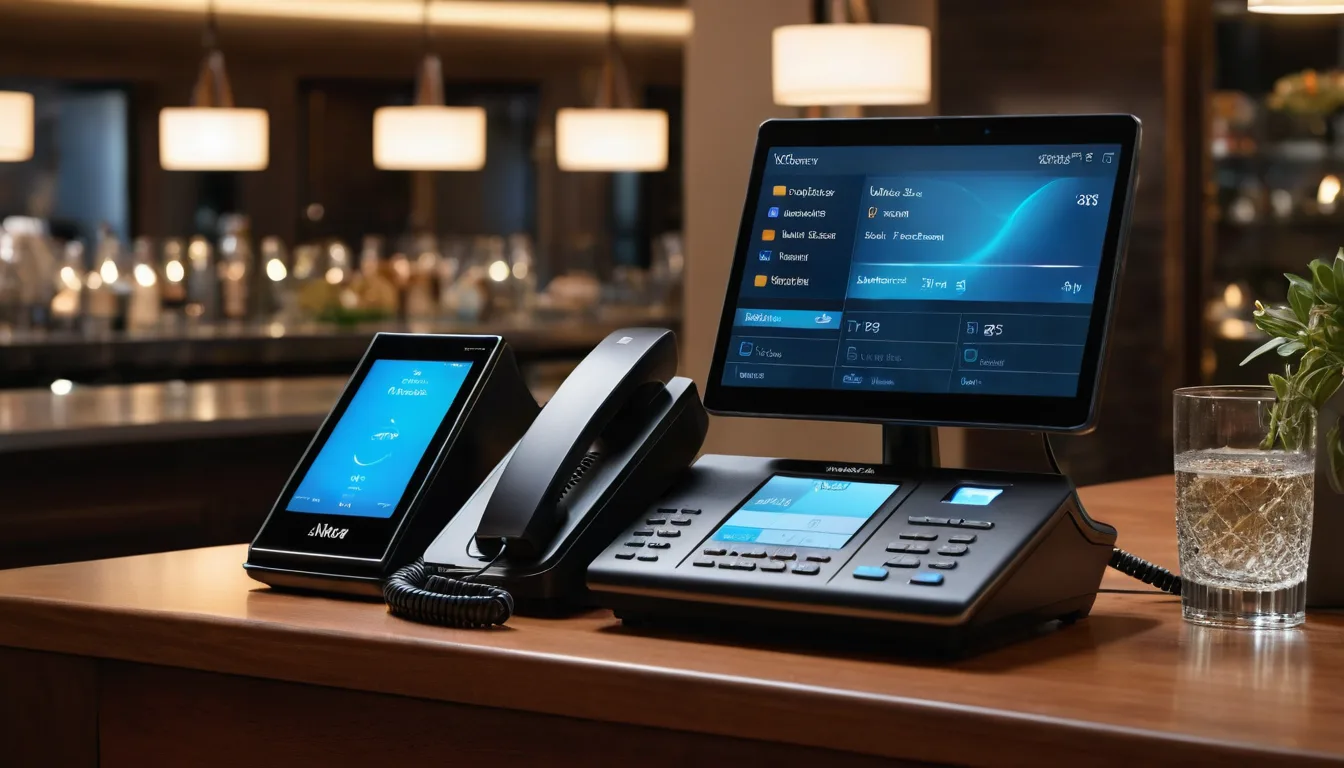 KwickPhone AI front desk answering a restaurant phone call and taking an order