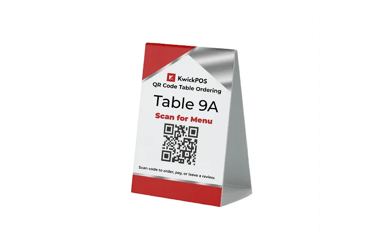 KwickOS QR Code Ordering System