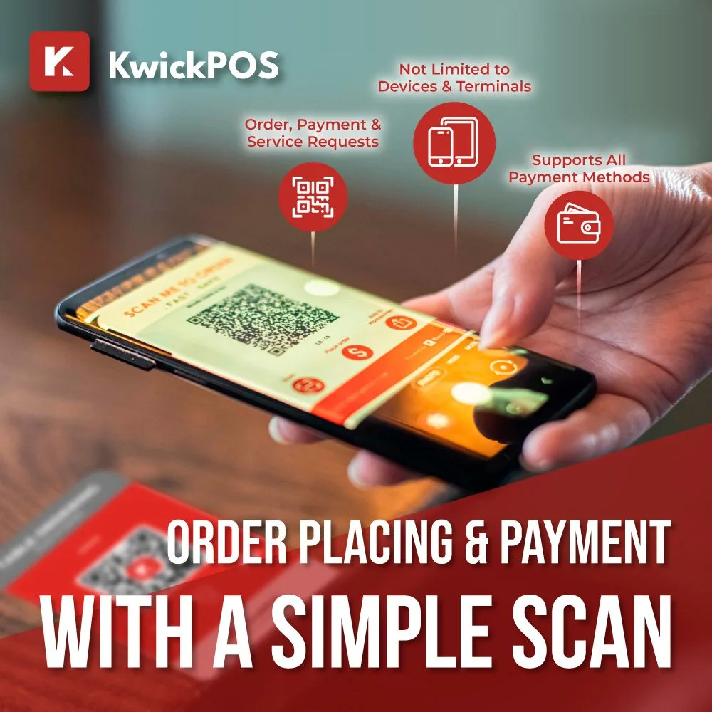 KwickPhone capturing a phone order and firing it to the kitchen