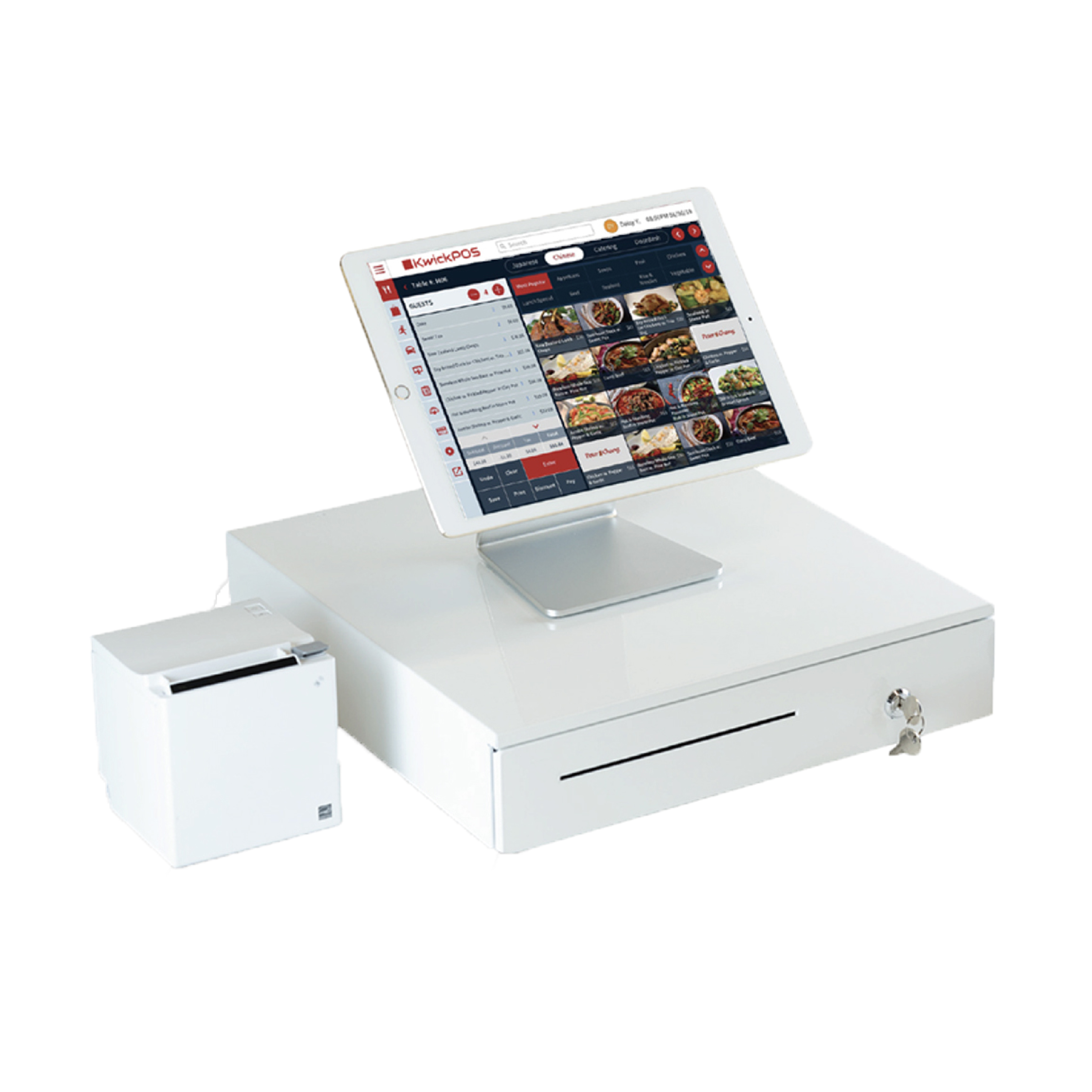 KwickOS iPad station for salon check-in and appointments