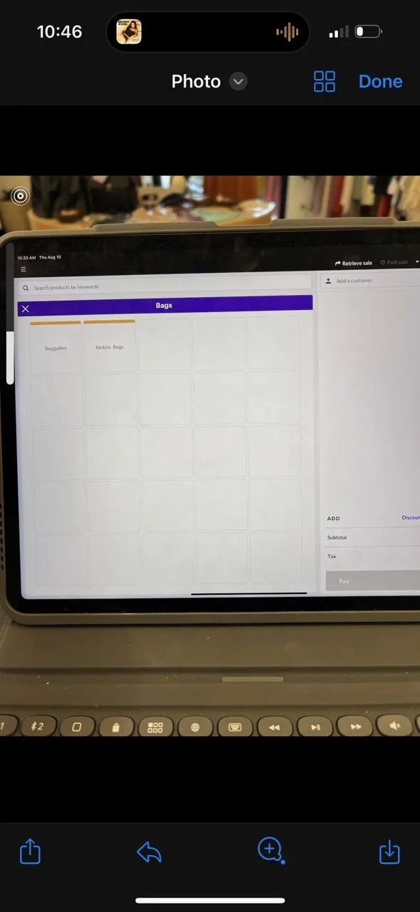 KwickOS hardware setup at a customer business location