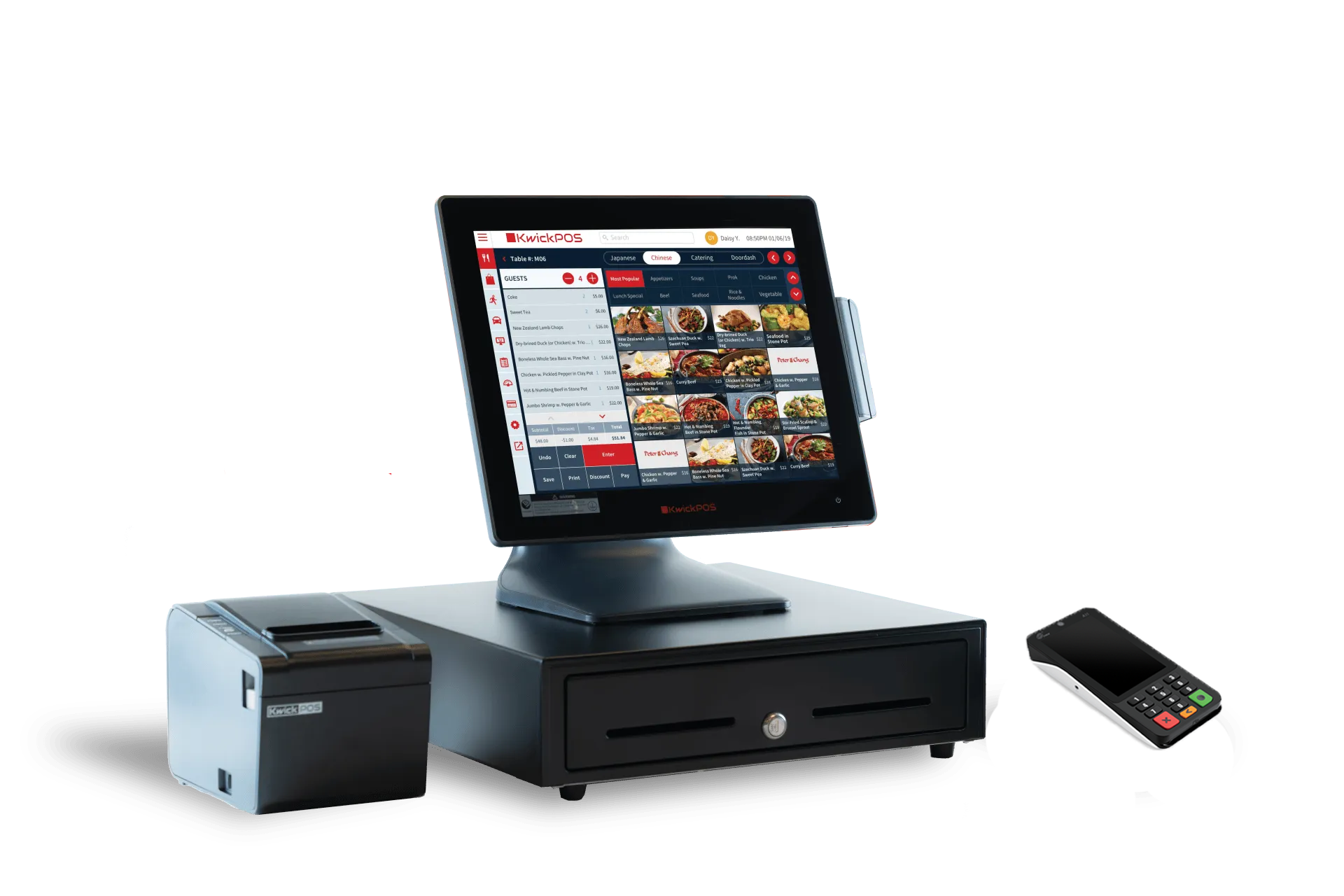 KwickOS retail POS system interface